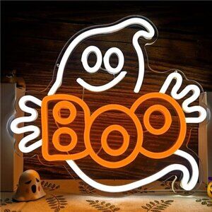 halloween neon sign Ghost decorations Halloween neon light Scary Party NEW LED